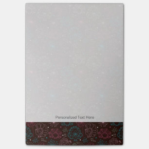 peacock flower india wallpaper vintage post-it notes