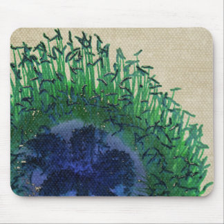 Peacock Flower Mousepad