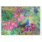 Peacock Flowers and Music Decoupage Tissue Paper