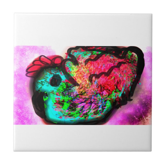 Peacock fun tile (Front)