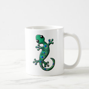 Peacock Gecko Coffee Mug