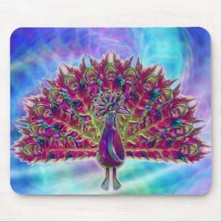 Peacock Glass 2A & 2B Options Mousepad