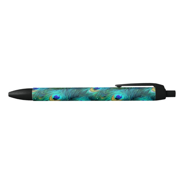 Peacock Glory Black Ink Pen (Top)