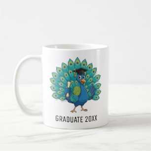 Peacock Graduation Coffee Mug