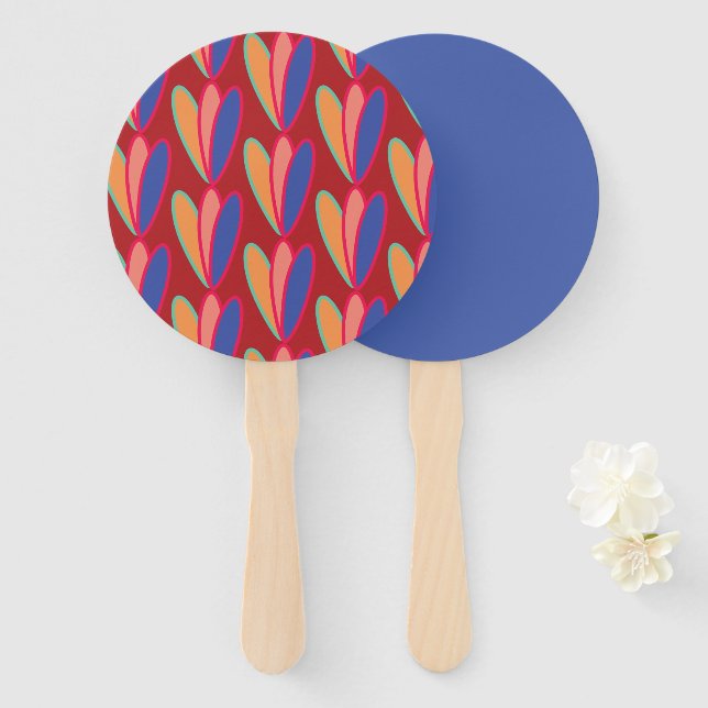 Peacock Hand Fan (Front and Back)