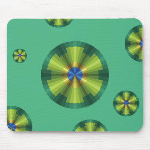 Peacock Illusion Mousepad