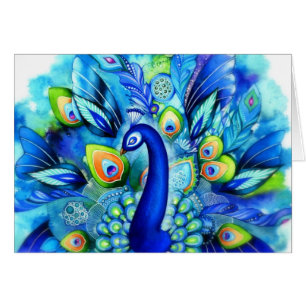 Peacock in Full Bloom