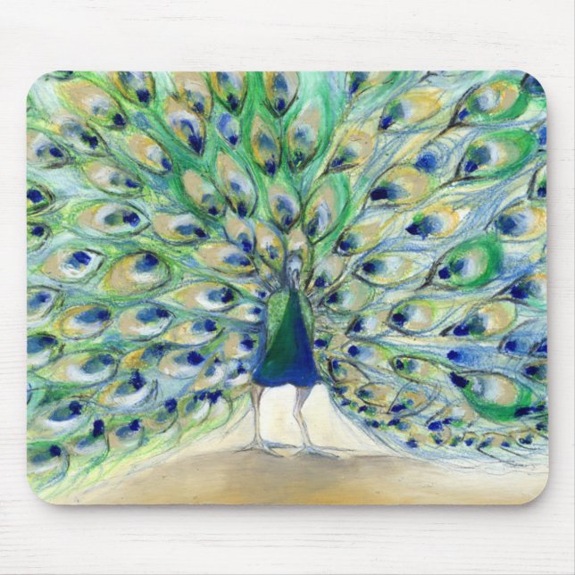 Peacock in San Diego 2 2013 Mouse Pad (Front)