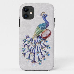 Peacock Jewel Image Paisley Lace Photo Case-Mate iPhone Case