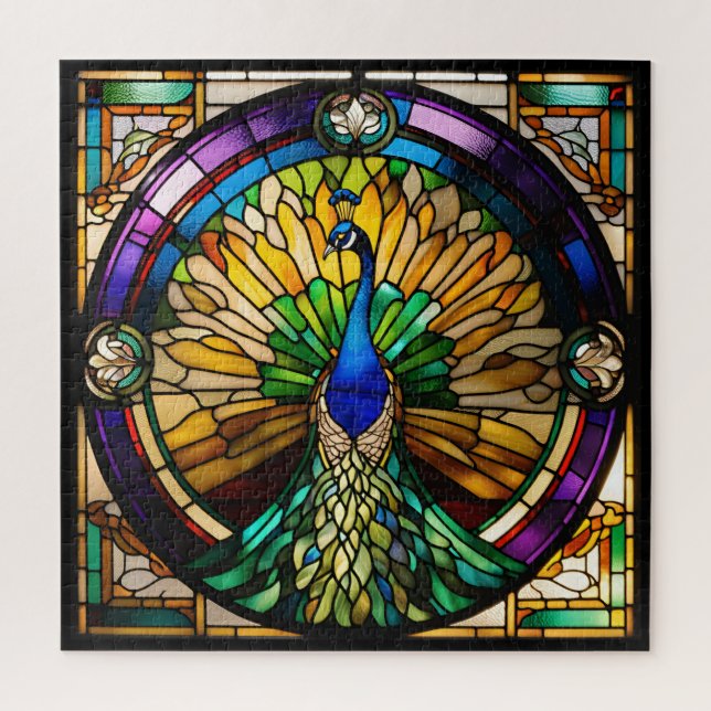 Peacock Jigsaw Puzzle (Vertical)