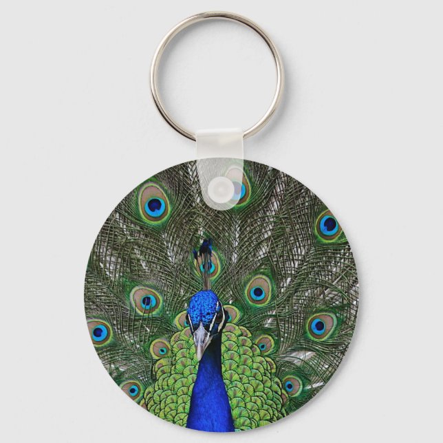 Peacock Key Ring (Front)