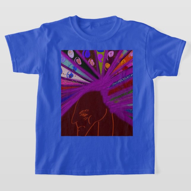 Peacock King T-Shirt (Laydown)