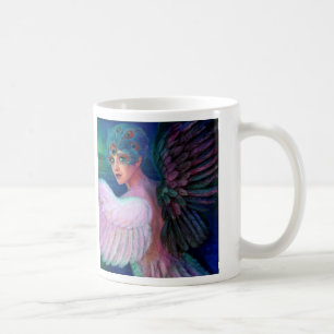 Peacock Lady's Wings of Duality Coffee Mug