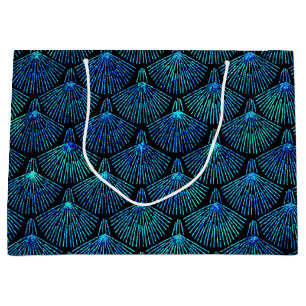 peacock large gift bag