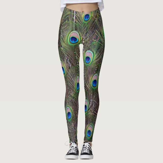 Peacock Leggings (Front)