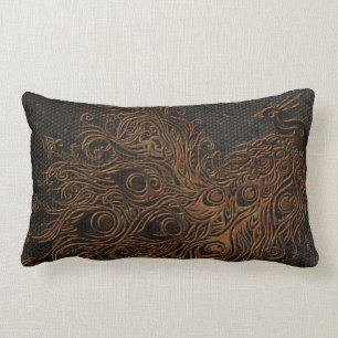 Peacock Lumbar Cushion
