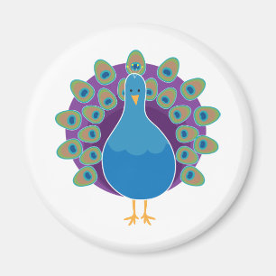 Peacock Magnet