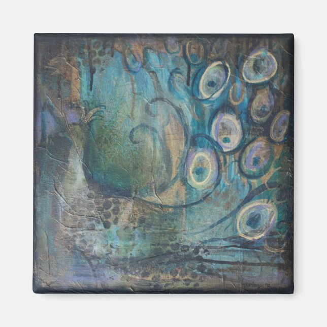 Peacock Magnet (Front)