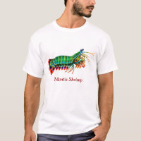 Peacock Mantis Shrimp Customisable T-Shirt