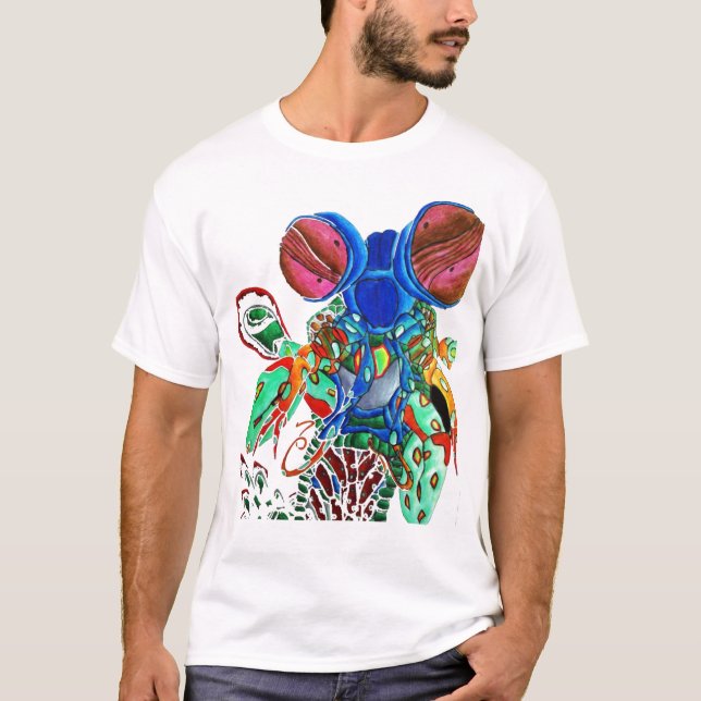 Peacock Mantis Shrimp T-Shirt (Front)