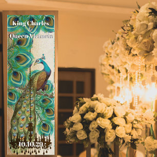 Peacock Mediaeval Renaissance Wedding  Poster