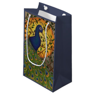 Peacock of the Night Small Gift Bag