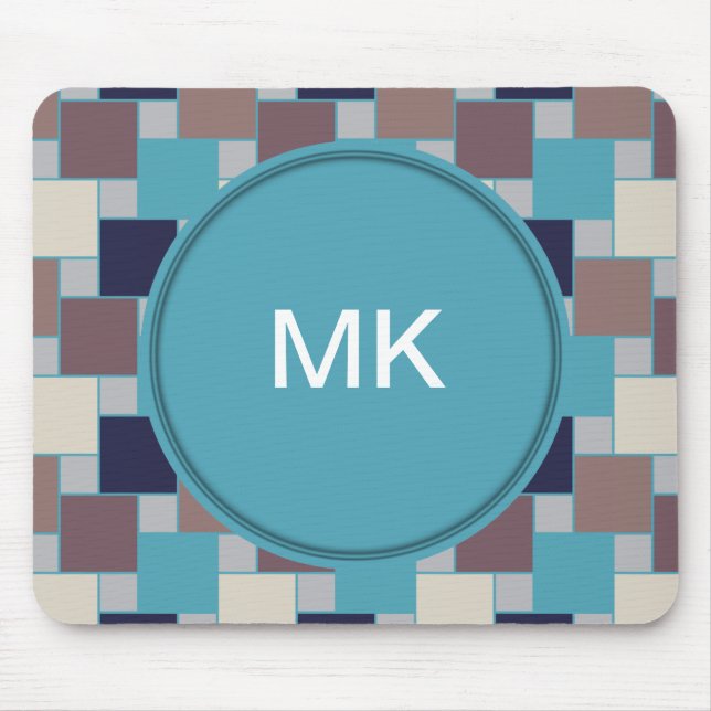 Peacock on the Beach Mouse Pad (Front)