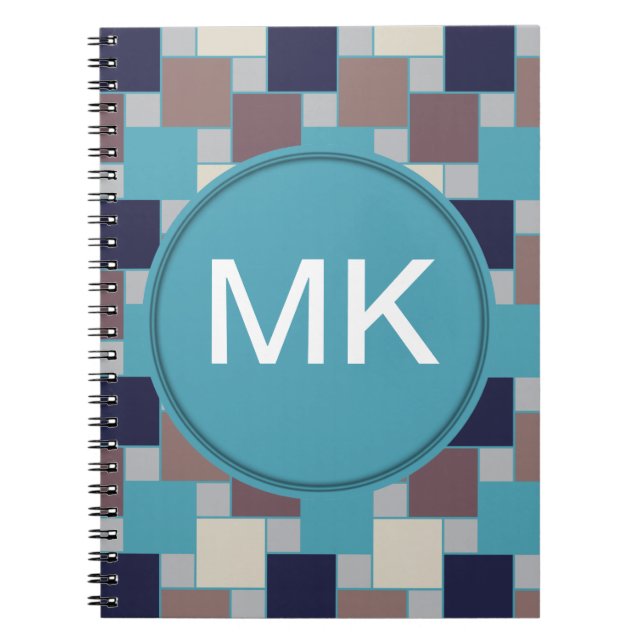 Peacock on the Beach Spiral Notebook (Front)