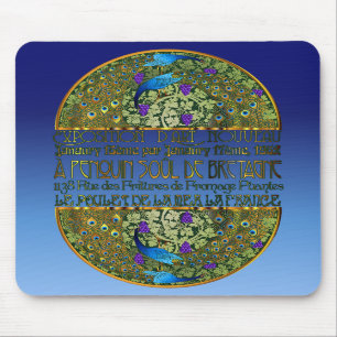 Peacock Pair Mousepad