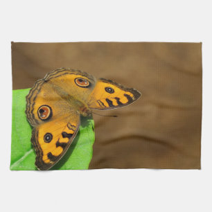 Peacock Pansy Tea Towel