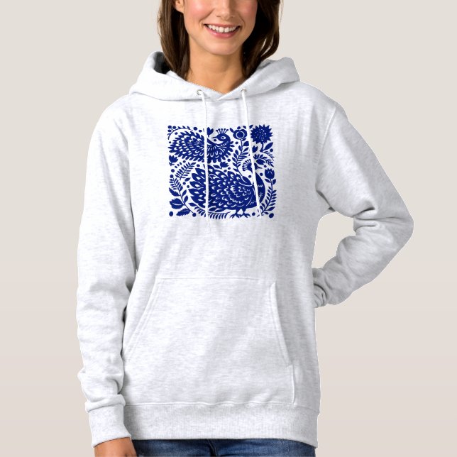 Peacock Paradise  Hoodie (Front)