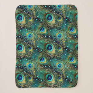 Peacock Passion Throw Pillow