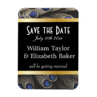Peacock Pattern and Gold Bands