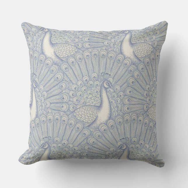 peacock pattern cushion (Front)
