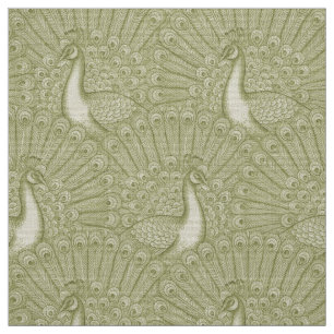 peacock pattern fabric