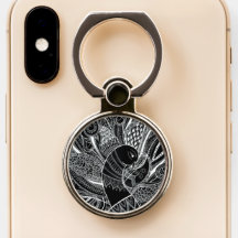 Peacock Phone ring holder