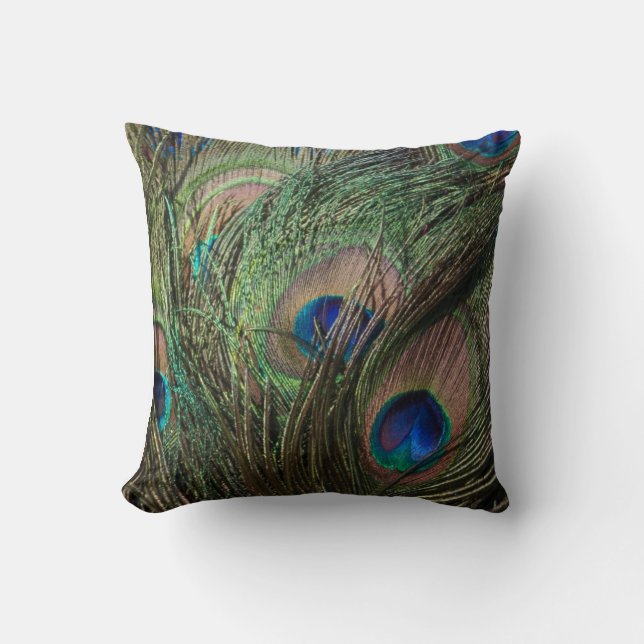 Peacock Pillow (Front)