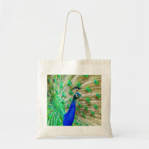 Peacock Plumage Tote Bag