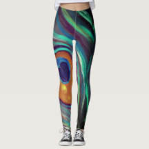 Peacock Plume Leggings