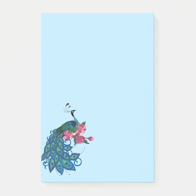 Peacock Post-it-Notes Post-it Notes (Front)