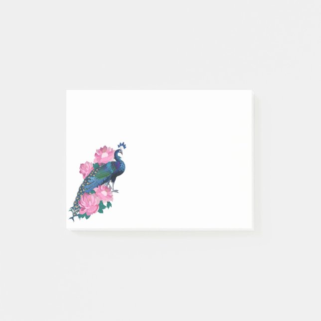 Peacock Post-it-Notes Post-it Notes (Front)