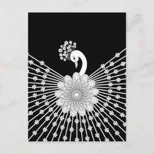 Peacock Postcard
