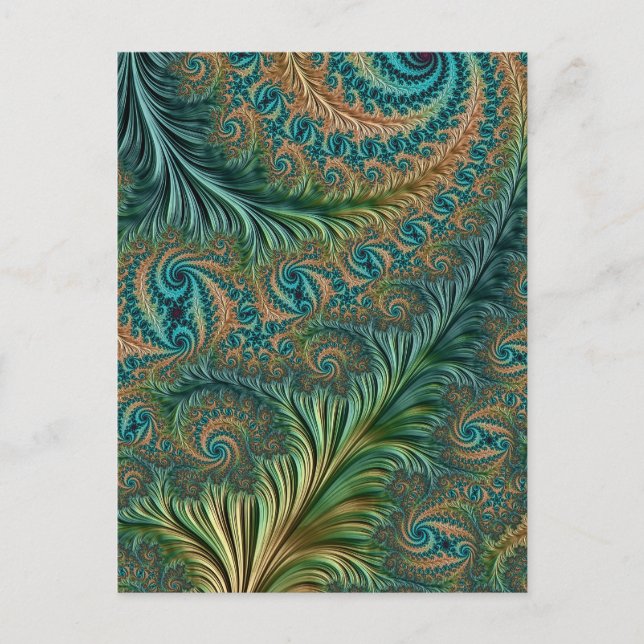 Peacock Postcard (Front)