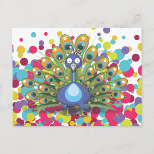 Peacock Postcard