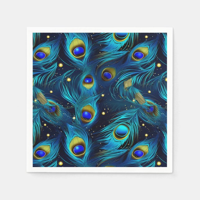 Peacock Pride Napkin (Front)