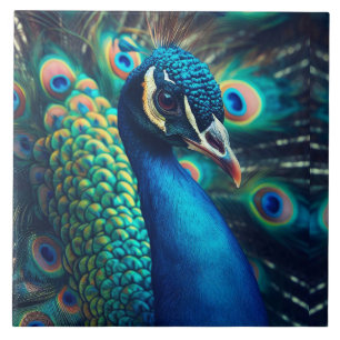 Peacock Profile Tile