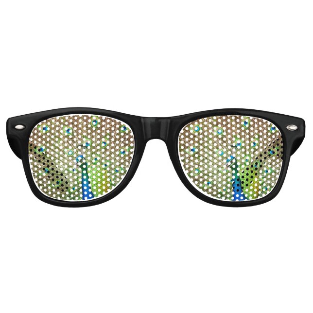 Peacock Retro Sunglasses (Front)