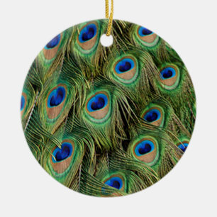 Peacock Round Ornament
