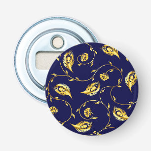 Peacock Sari Pattern Bottle Opener