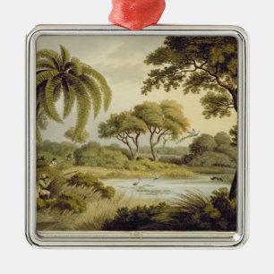 Peacock Shooting, from "Oriental Field Sports", pu Metal Tree Decoration